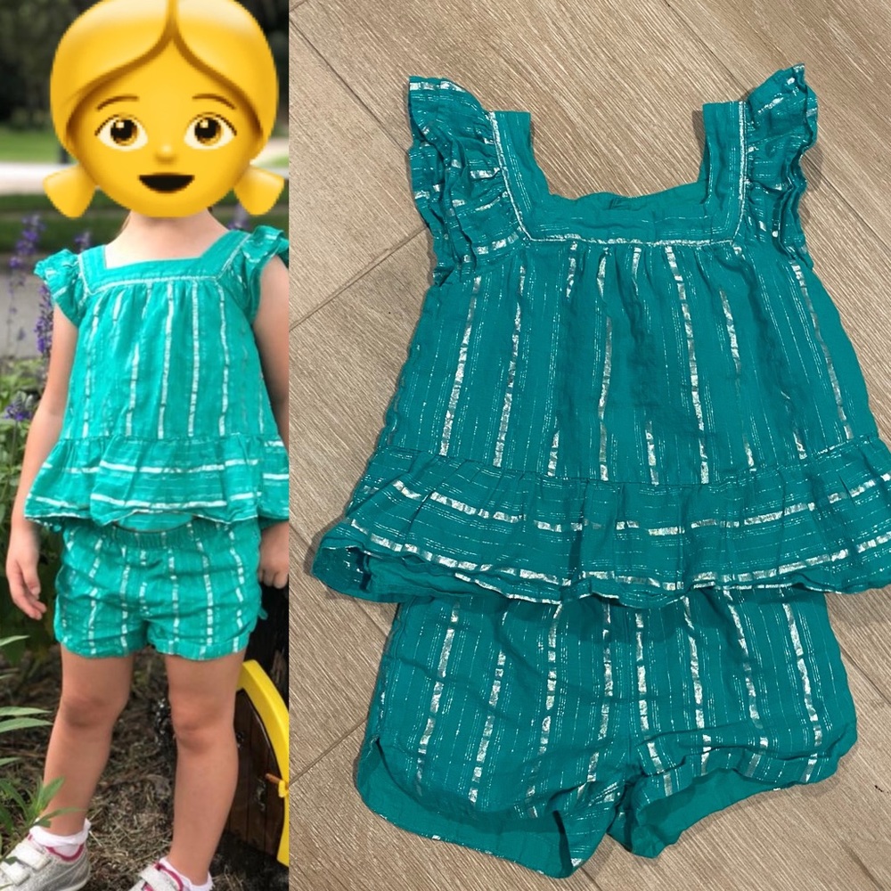 3T turquoise outfit